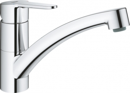 Смеситель Grohe BauEco 31680000 для кухонной мойки однорычажный, хром