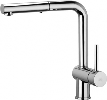 Смеситель Paffoni Light LIG285CR-MET для кухонной мойки однорычажный, хром