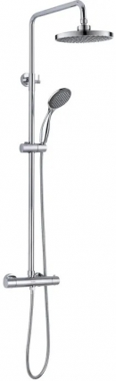 Душевая стойка D&K Potsdam DA2123701B10 хром, штанга 129 см