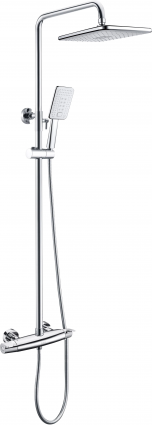 Душевая стойка D&K Potsdam DA2143701B14 хром, штанга 150 см