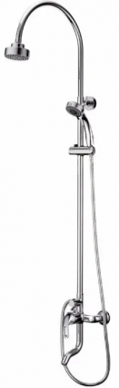 Душевая стойка D&K Eucharius Rhein DA1373701C11 хром, штанга 96 см