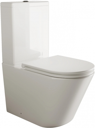 Унитаз-компакт Ceramica Nova Trend 110010 белый, овальный, 36x66 см