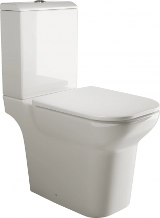 Унитаз-компакт Ceramica Nova Enjoy CN1101E белый, овальный, 36x65 см