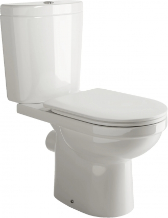 Унитаз-компакт Ceramica Nova Life CN1401 белый, прямоугольный, 34.5x65 см