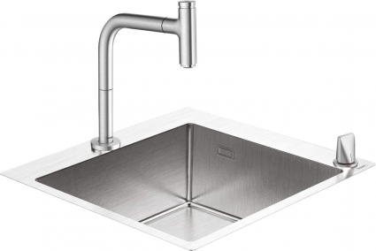 Комплект Hansgrohe C71-F450-06 43201800 матовая, прямоугольная, 55x50 см