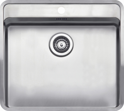 Мойка кухонная Reginox Ohio 50x40 Tapwing LUX 3,5" L, матовая, прямоугольная, 54x51 см
