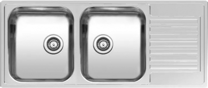Мойка кухонная Reginox Centurio 30 LUX OKG (box) глянцевая, прямоугольная, 116x50 см