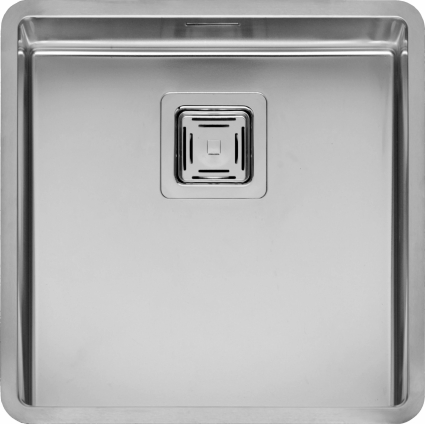 Мойка кухонная Reginox Texas 40x40 Cuadrat LUX 3,5" (c/box) L radius 10, матовая, квадратная, 44x44 см