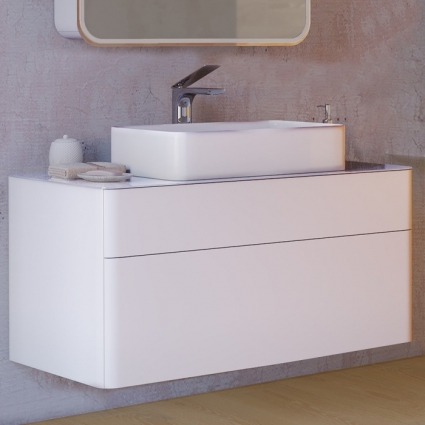 Тумба для комплекта Raval Pure 100 подвесная с ящиками,  в современном стиле