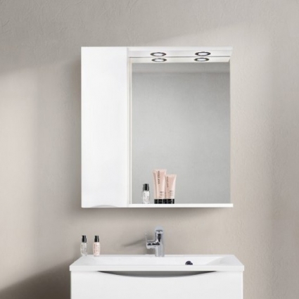 Зеркало-шкаф BelBagno Marino 80 L прямоугольное, левое