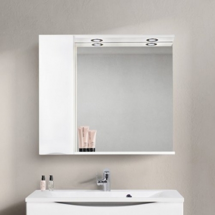 Зеркало-шкаф BelBagno Marino 90 L прямоугольное, левое
