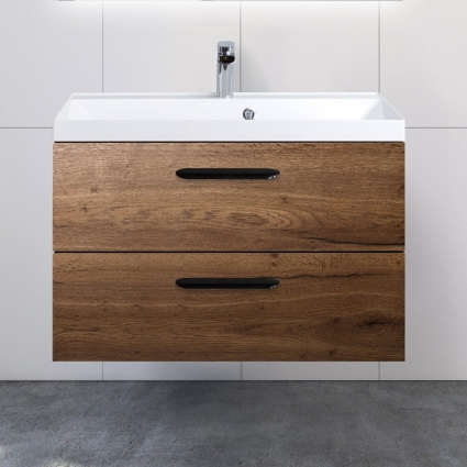 Тумба для комплекта BelBagno Aurora 80 rovere tabacco подвесная, с ящиками