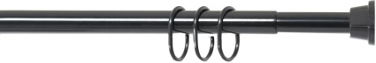 Карниз для ванны Grekon 1211-220BLK черный в современном стиле