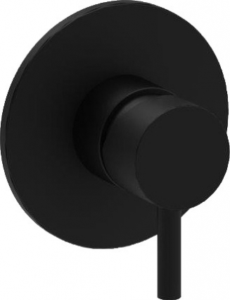 Смеситель Paffoni Light LIG011NO С ВНУТРЕННЕЙ ЧАСТЬЮ, для душа, однорычажный, черный