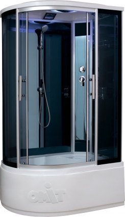 Душевая кабина Timo Standart T-1110 P R прямоугольная-асимметричная, поддон глубокий, стекло тонированное