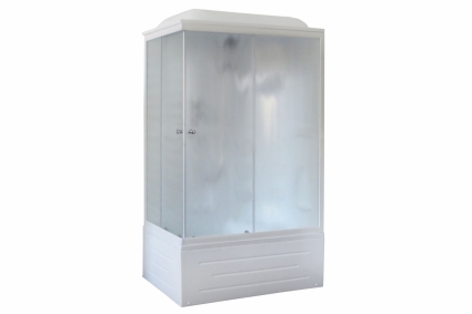 Душевая кабина Royal Bath BP RB8100BP1-M-CH-R прямоугольная, поддон глубокий