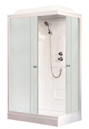 Душевая кабина Royal Bath HP RB8120HP1-M-CH-L прямоугольная, поддон низкий