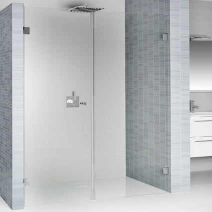 Душевая дверь в нишу Riho Scandic Mistral M102 160 см, L, распашная, стекло прозрачное