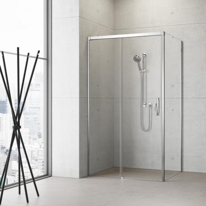 Душевой уголок Radaway Idea KDJ 110x140 L прямоугольный, двери раздвижные
