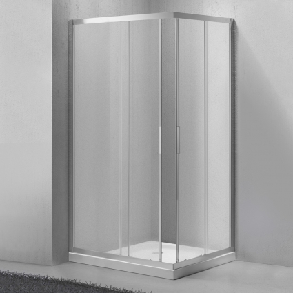 Душевой уголок BelBagno Sela AH 2 120/90 Ch Cr прямоугольный, двери раздвижные