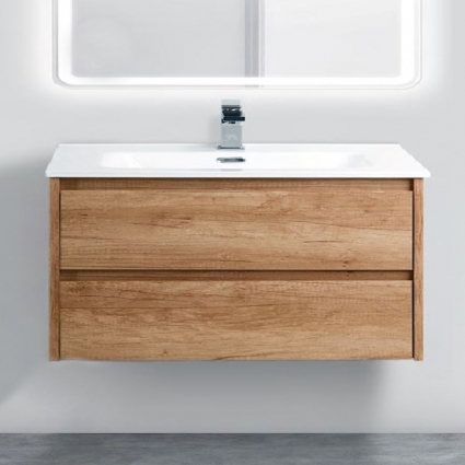 Тумба для комплекта BelBagno Kraft 39 80 rovere nebrasca nature подвесная, с ящиками
