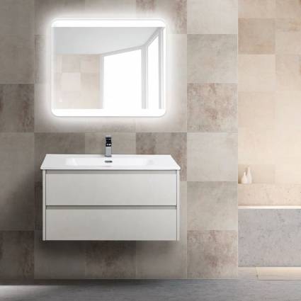 Мебель для ванной BelBagno Kraft 39 80 bianco opaco подвесная, с ящиками