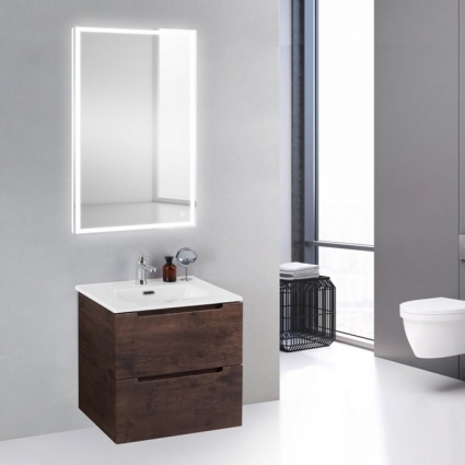 Мебель для ванной BelBagno Etna 39 60 rovere moro подвесная, с ящиками