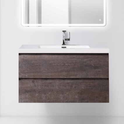 Тумба для комплекта BelBagno Luce 100 stone подвесная, с ящиками