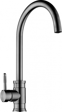 Смеситель Elghansa Stainless steel 56B4548-Steel для кухонной мойки однорычажный, хром