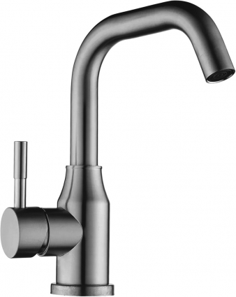 Смеситель Elghansa Stainless steel 16A4131-Steel для раковины однорычажный, хром