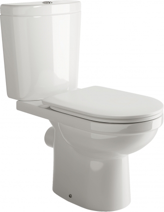 Унитаз напольный Ceramica Nova Life CN1401-B белый, овальный, 34.5x65 см