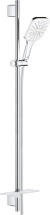 Душевой гарнитур Grohe Rainshower SmartActive 26587LS0 белая луна штанга 93 см, шланг 175 см