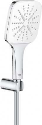 Душевой гарнитур Grohe Rainshower SmartActive 26589LS0 белая луна штанга 22.2 см, шланг 150 см