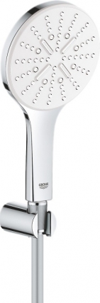 Душевой гарнитур Grohe Rainshower SmartActive 26581LS0 белая луна штанга 22.2 см, шланг 150 см