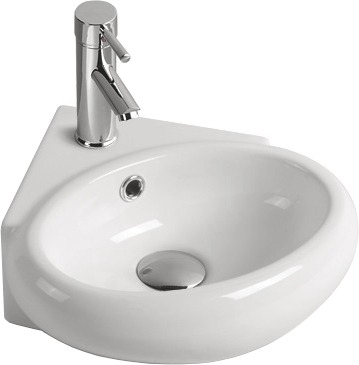 Рукомойник SantiLine SL-2021 угловая, цвет белый