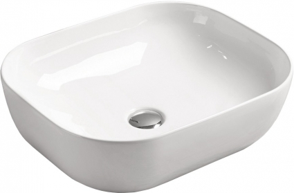 Раковина SantiLine SL-1046 прямоугольная, цвет белый, на столешницу
