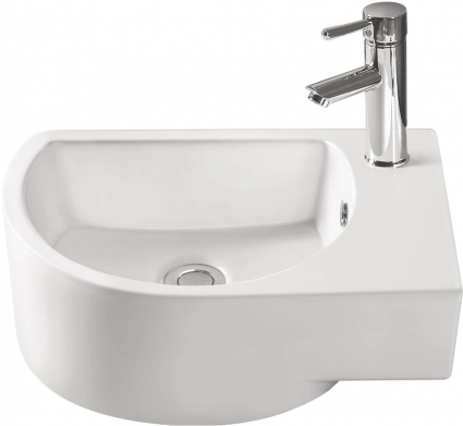 Рукомойник SantiLine SL-2015L полукруглая, цвет белый
