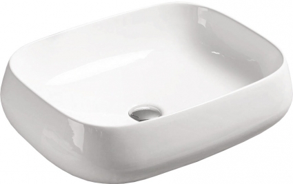 Раковина SantiLine SL-1045 прямоугольная, цвет белый, на столешницу