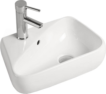 Рукомойник SantiLine SL-2017R прямоугольная, цвет белый
