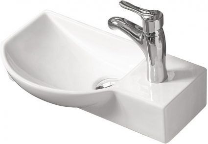 Рукомойник SantiLine SL-2012L полукруглая, цвет белый