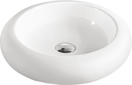 Рукомойник SantiLine SL-1041 круглая, цвет белый, на столешницу