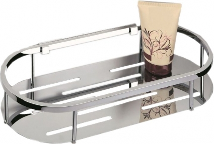 Полка Colombo Design Angolari B9641 хром, подвесная