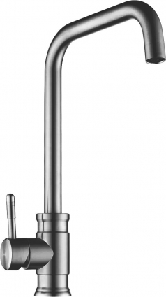 Смеситель Elghansa Stainless steel 56A4548-Steel для кухонной мойки однорычажный, хром