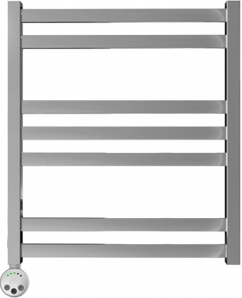 Полотенцесушитель электрический Lemark Bellario П7 50x60 хром, лесенка, 7 секций