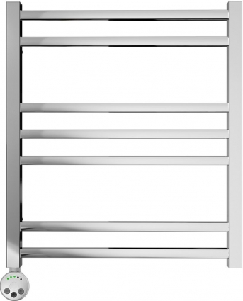 Полотенцесушитель электрический Lemark Unit П7 50x60 хром, лесенка, 7 секций