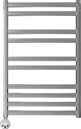 Полотенцесушитель электрический Lemark Mars П10 50x80 хром, лесенка, 10 секций