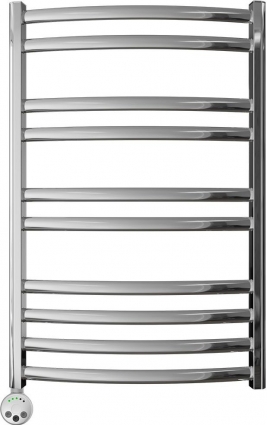 Полотенцесушитель электрический Lemark Atlantiss П10 50x80 хром, лесенка, 10 секций