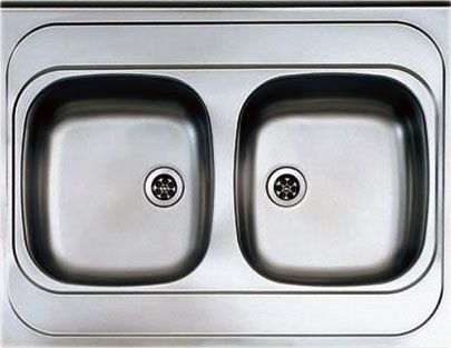 Мойка кухонная Alveus Classic 40 глянцевая, прямоугольная, 80x60 см
