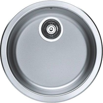 Мойка кухонная Alveus Form 10 глянцевая, круглая, 45x45 см