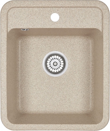 Мойка кухонная Granula Standart ST-4202 классик матовая, прямоугольная, 42x50 см